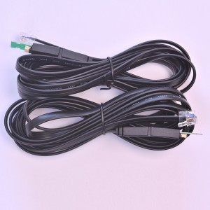 RJ-45 плосък кабел